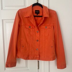 NWOT Liverpool Los Angeles Orange Denim Jacket